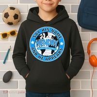 Say His Name And He Appears Joe Hendry Kids Hoodie thumb 2
