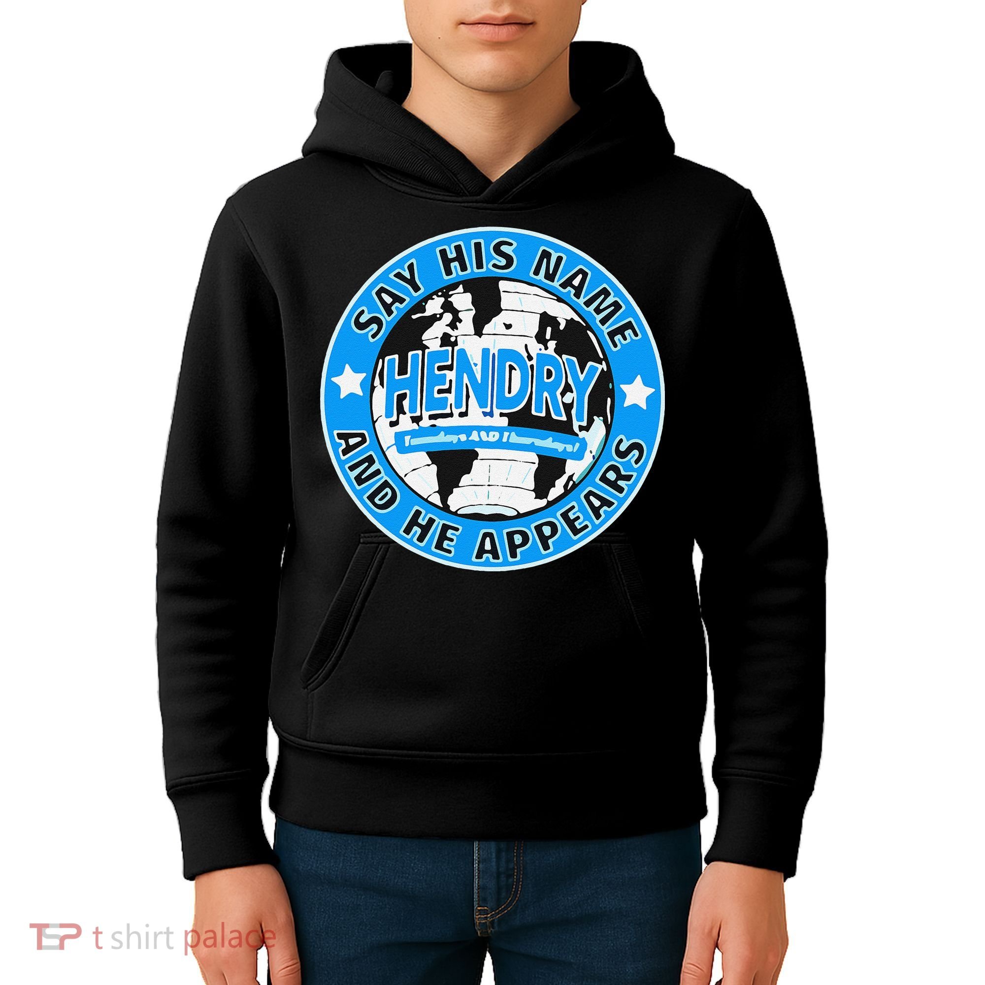 Say His Name And He Appears Joe Hendry Kids Hoodie