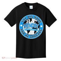 Say His Name And He Appears Joe Hendry Kids T-Shirt thumb 0