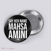Say Her Name Mahsa Amini Button thumb 0
