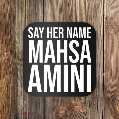 Say Her Name Mahsa Amini Coaster