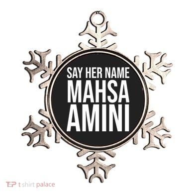 Say Her Name Mahsa Amini Ornament
