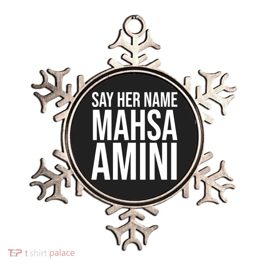 Say Her Name Mahsa Amini Ornament