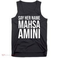 Say Her Name Mahsa Amini Tank Top thumb 0