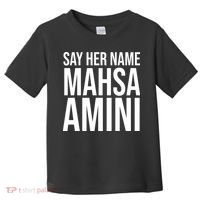 Say Her Name Mahsa Amini Toddler T-Shirt thumb 0