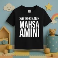 Say Her Name Mahsa Amini Toddler T-Shirt thumb 3
