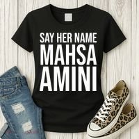 Say Her Name Mahsa Amini Women's T-Shirt thumb 3
