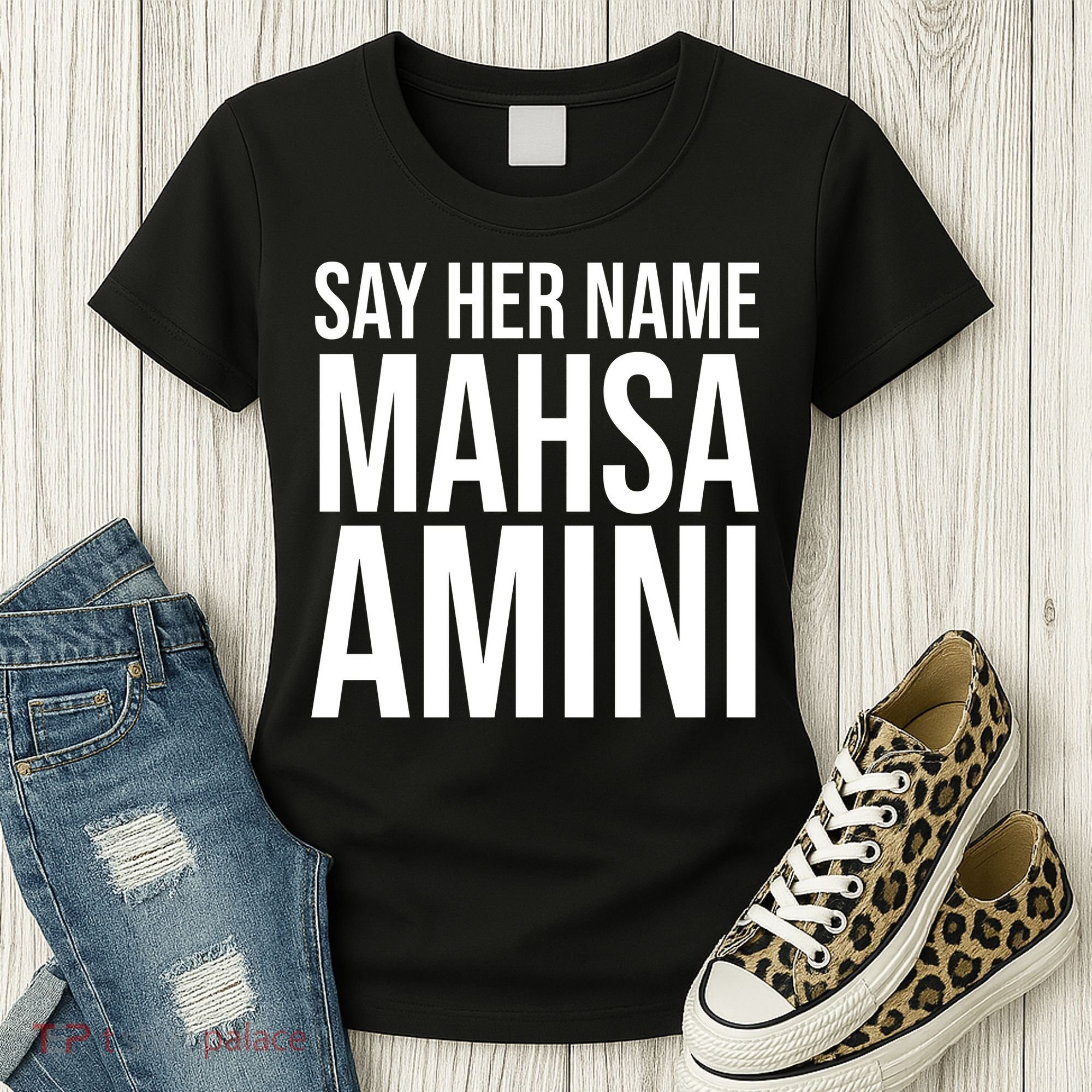Say Her Name Mahsa Amini Women's T-Shirt