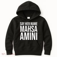 Say Her Name Mahsa Amini Kids Hoodie thumb 0