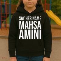 Say Her Name Mahsa Amini Kids Hoodie thumb 3