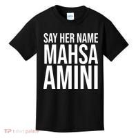 Say Her Name Mahsa Amini Kids T-Shirt thumb 0