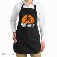 Shoot Hoops Not People Basketball Ball Game Dribbling Apron thumb 2
