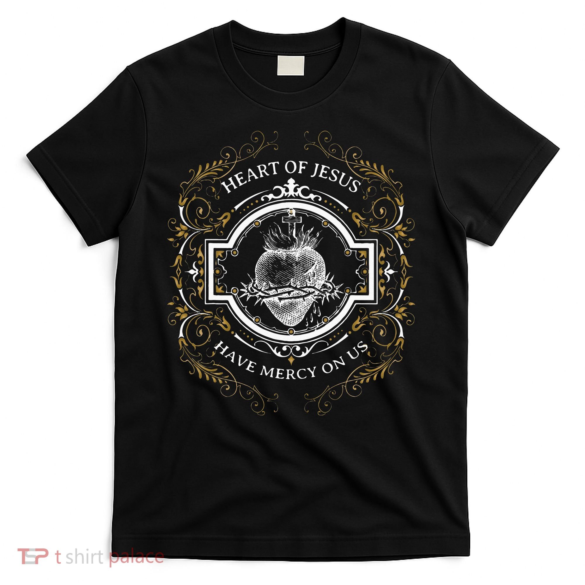 Sacred Heart Of Jesus Litany Vintage Blessing Catholic T-Shirt