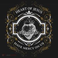 Sacred Heart Of Jesus Litany Vintage Blessing Catholic T-Shirt thumb 7