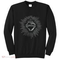Sacred Heart Of Jesus Catholic Sweatshirt thumb 0