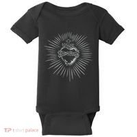 Sacred Heart Of Jesus Catholic Baby Bodysuit thumb 0