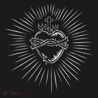 Sacred Heart Of Jesus Catholic Baby Bodysuit thumb 2