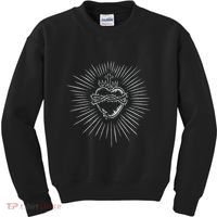 Sacred Heart Of Jesus Catholic Kids Sweatshirt thumb 0