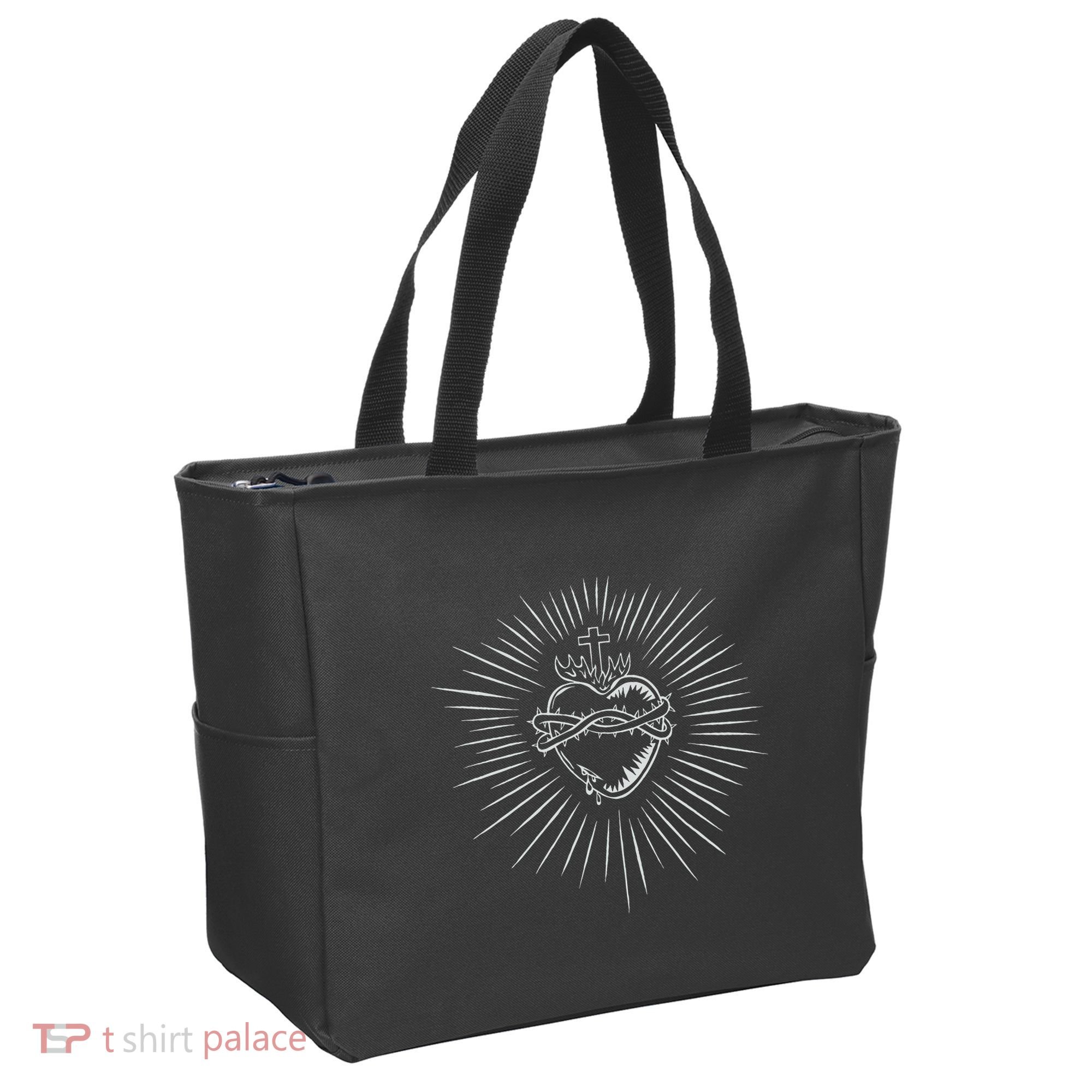 Sacred Heart Of Jesus Catholic Tote Bag