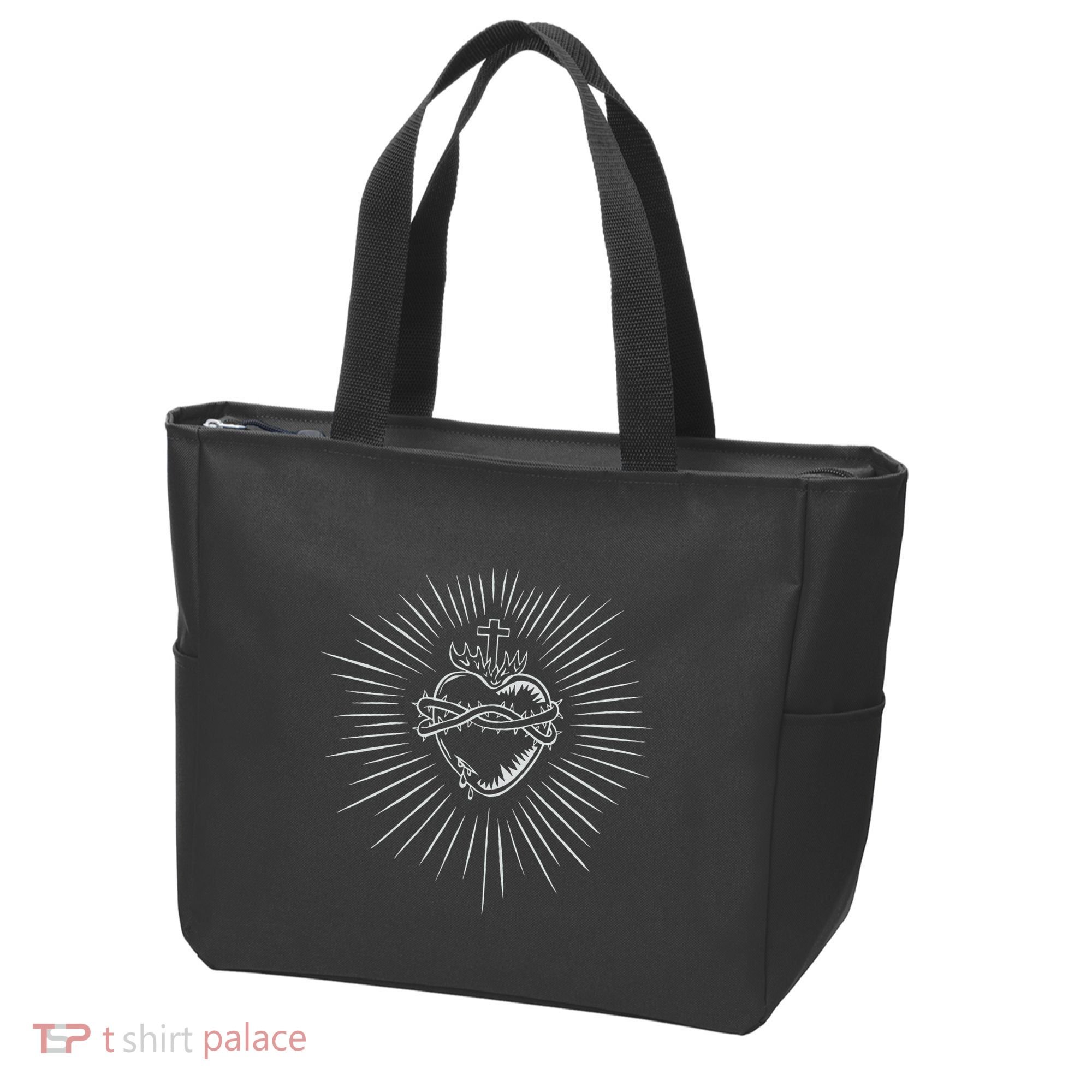 Sacred Heart Of Jesus Catholic Tote Bag