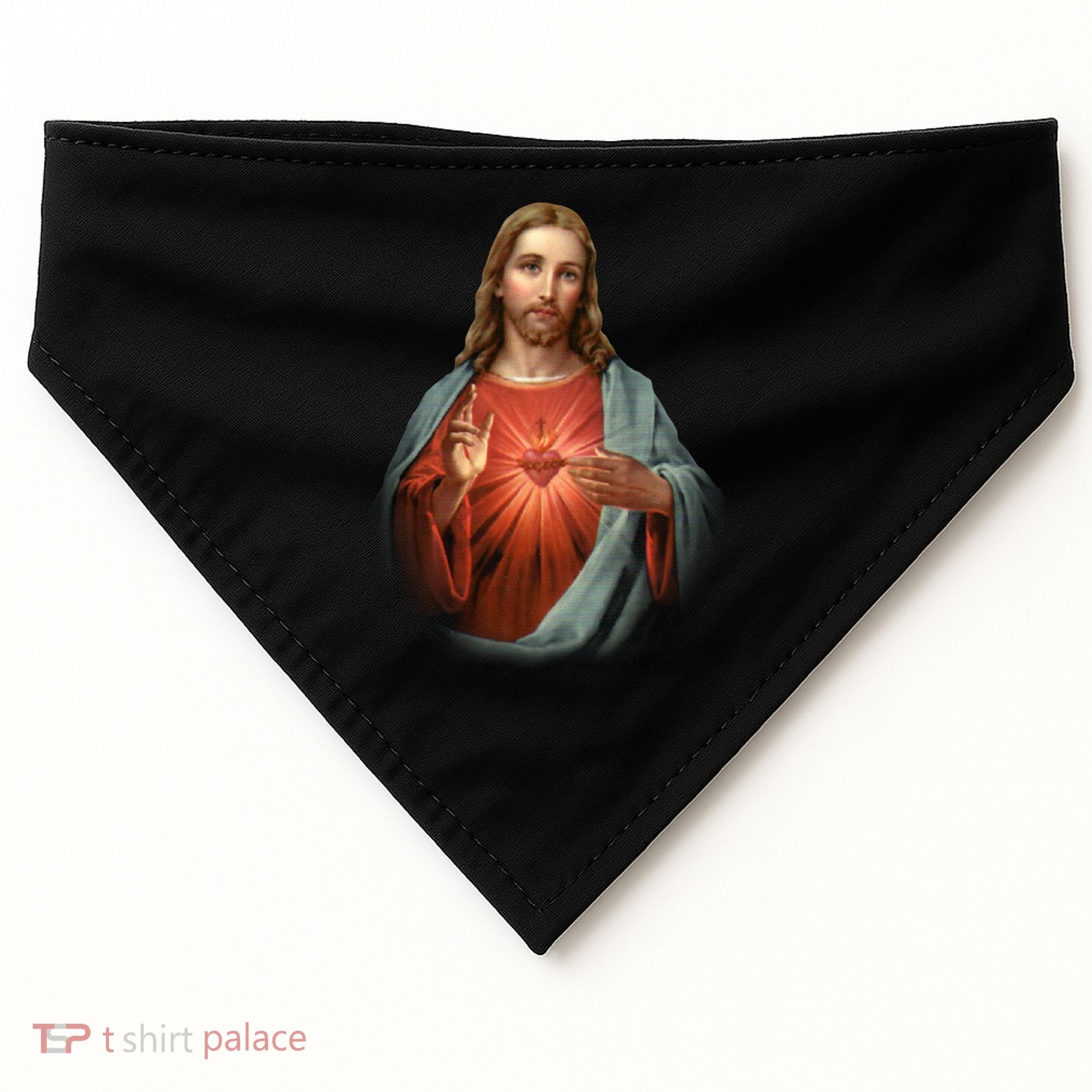 Sacred Heart Of Jesus USA-Made Doggie Bandana