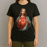 Sacred Heart Of Jesus T-Shirt thumb 4
