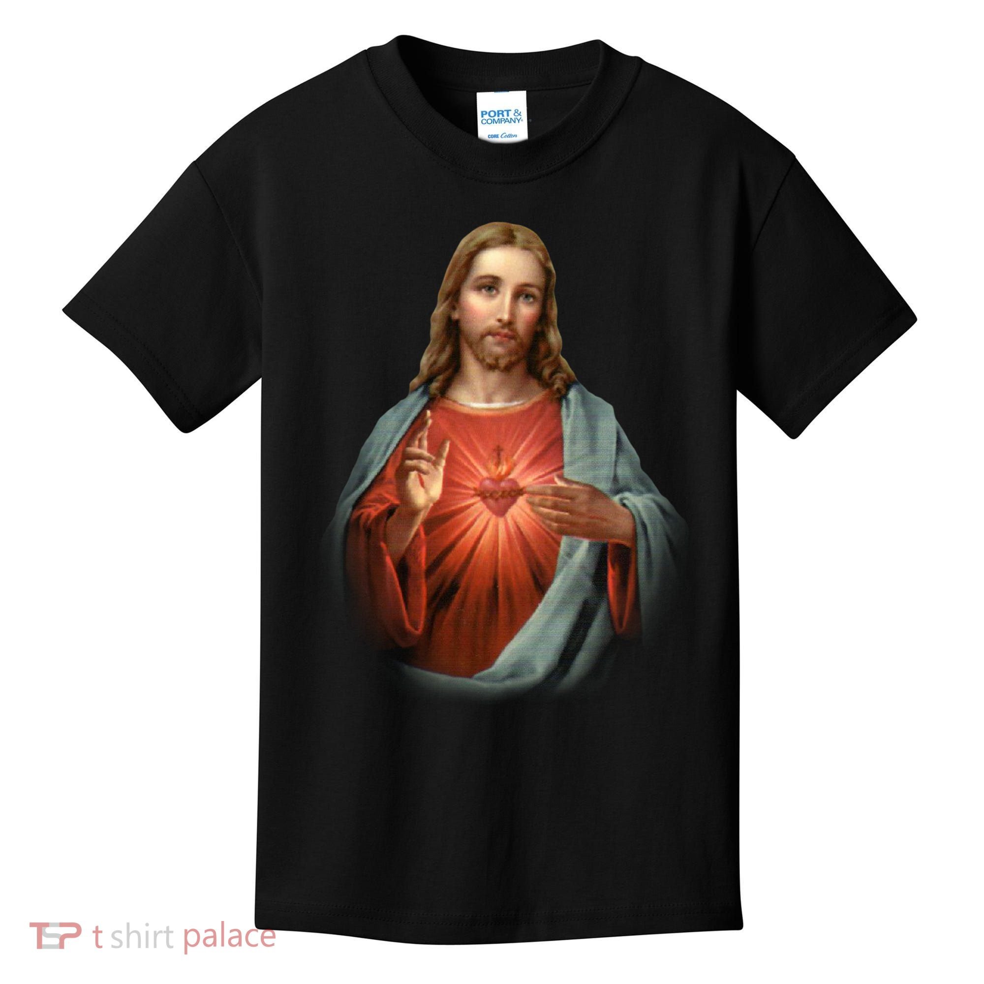 Sacred Heart Of Jesus Kids T-Shirt