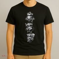 Sacred Hearts of Jesus the Virgin Mary and Saint Joseph T-Shirt thumb 3