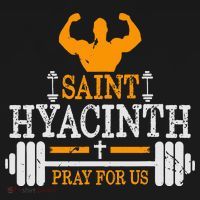 St Hyacinth Of Poland Saint Of Weightlifting Catholic Women's Hoodie thumb 2