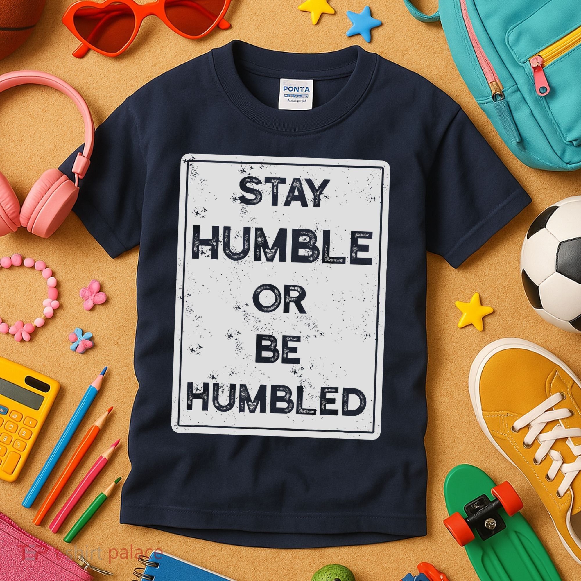 Stay Humble Or Be Humbled For People Live Positive Life Kids T-Shirt
