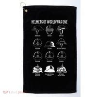 Soldiers Helmets Of World War One Wwi Diagrams Golf Towel thumb 0