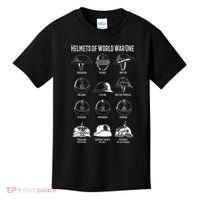 Soldiers Helmets Of World War One Wwi Diagrams Kids T-Shirt thumb 0
