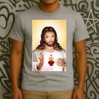 Sacred Heart Of Jesus Christ Christian God Illustration T-Shirt thumb 3
