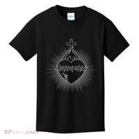 Sacred Heart Of Jesus Christian Catholic Devotion Kids T-Shirt thumb 0