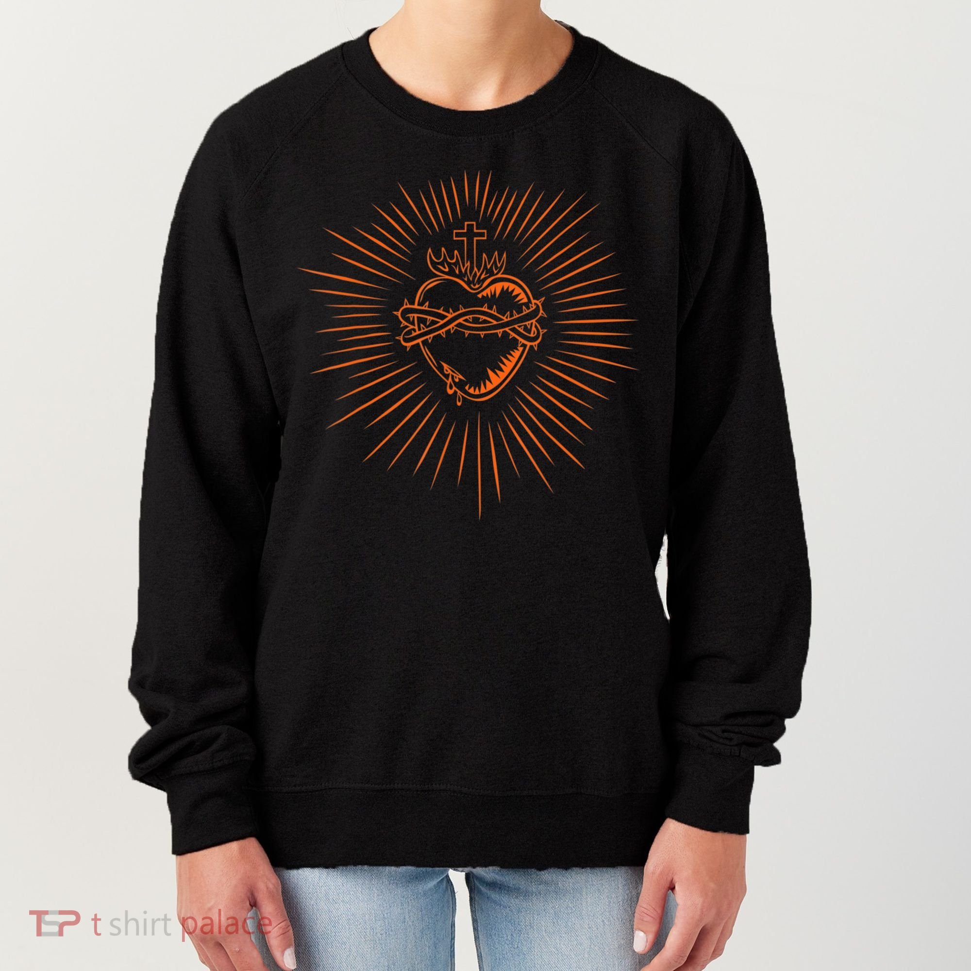 Sacred Heart Of Jesus Devotion Catholic Women's Sweatshirt