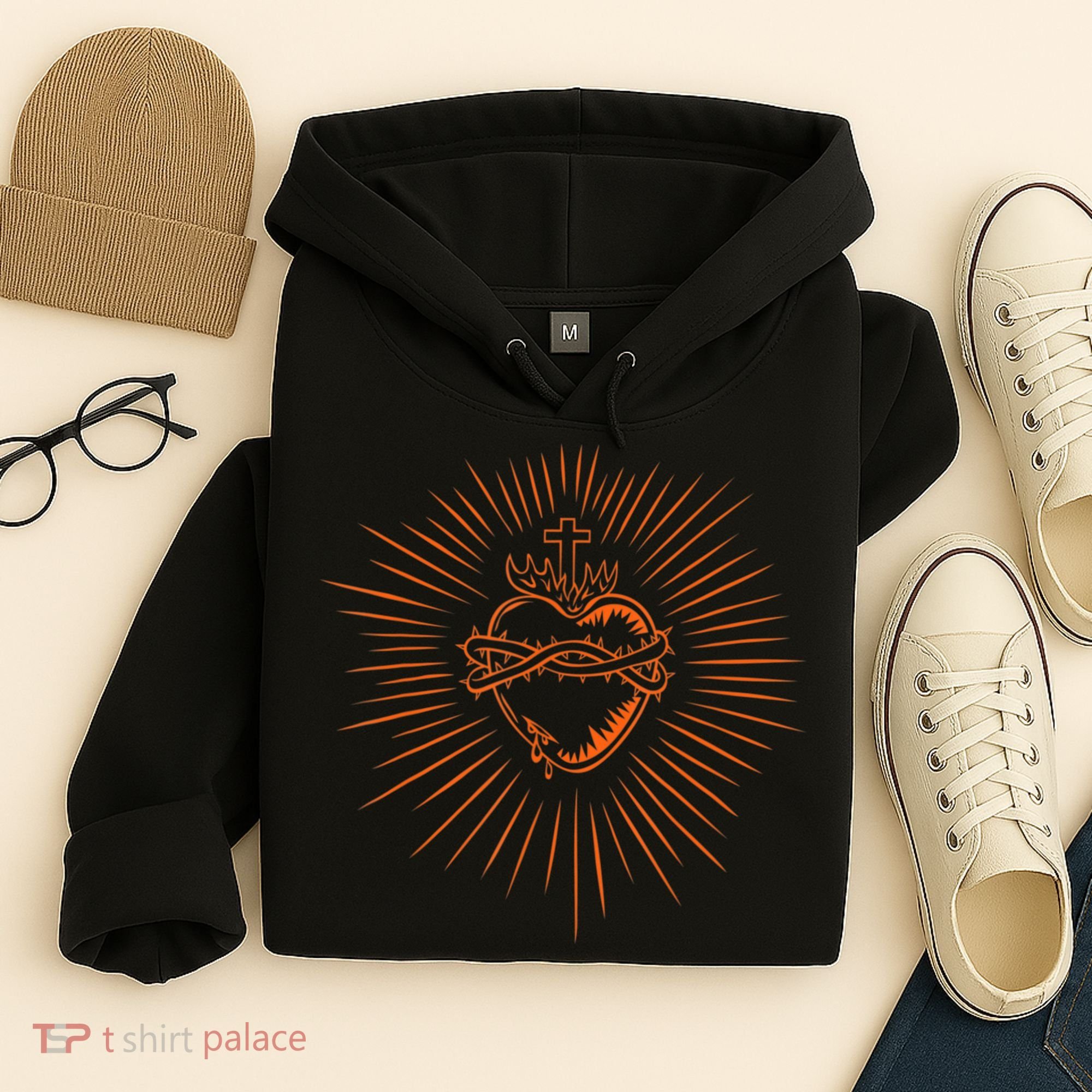 Sacred Heart Of Jesus Devotion Catholic Hoodie