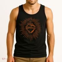 Sacred Heart Of Jesus Devotion Catholic Tank Top thumb 3