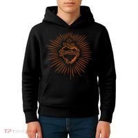 Sacred Heart Of Jesus Devotion Catholic Kids Hoodie thumb 4