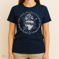Sacred Heart Of Jesus T-Shirt thumb 4