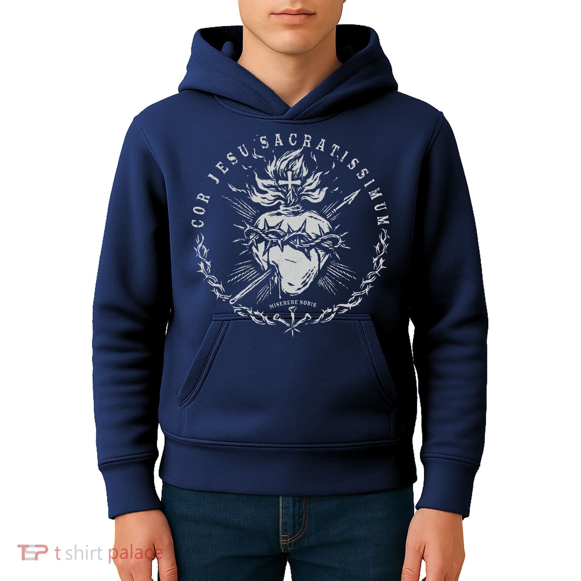 Sacred Heart Of Jesus Kids Hoodie
