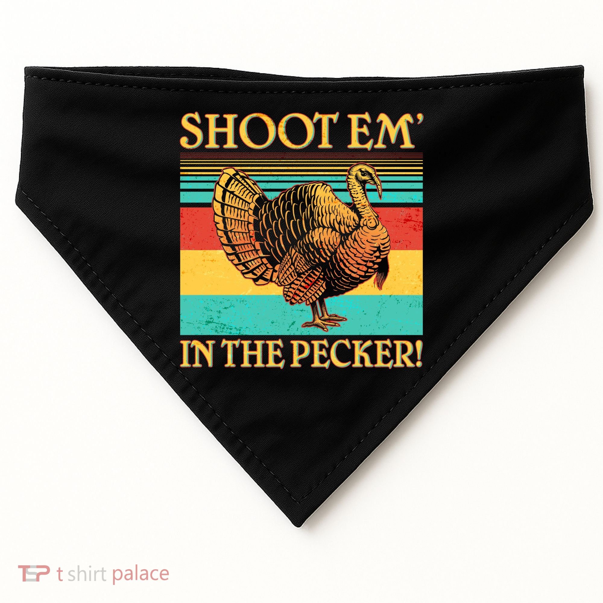 Shoot Em In the Pecker USA-Made Doggie Bandana