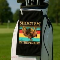 Shoot Em In the Pecker Golf Towel thumb 2