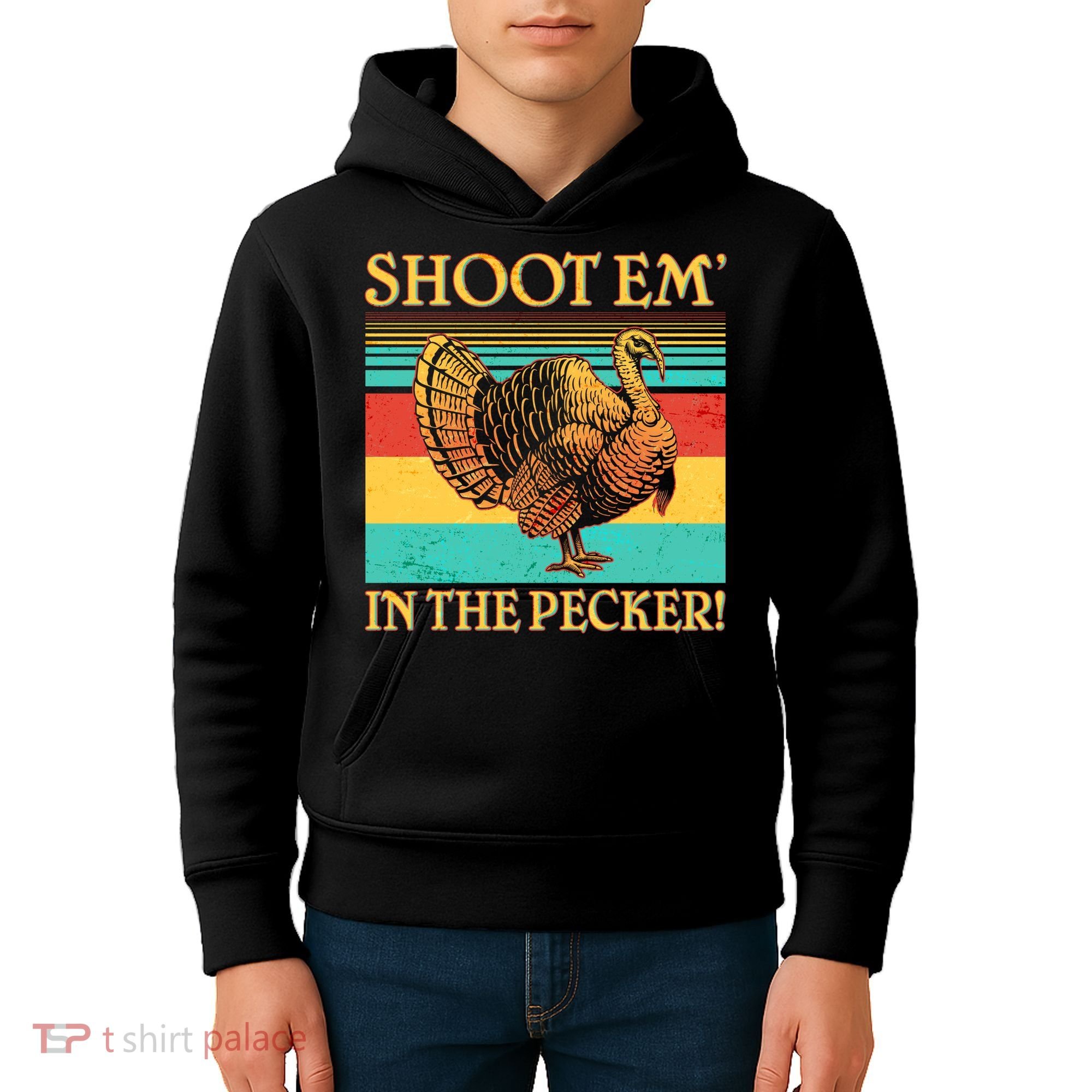 Shoot Em In the Pecker Kids Hoodie