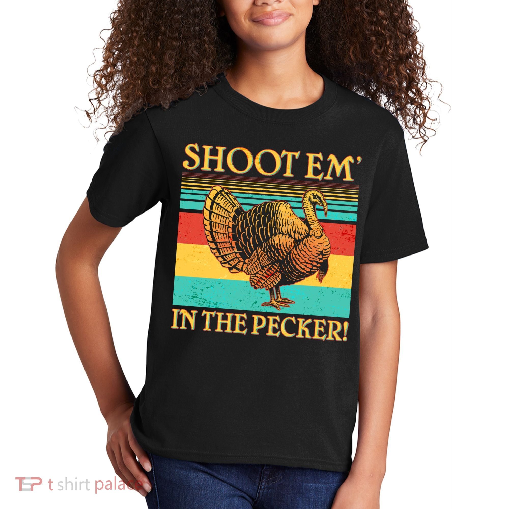Shoot Em In the Pecker Kids T-Shirt
