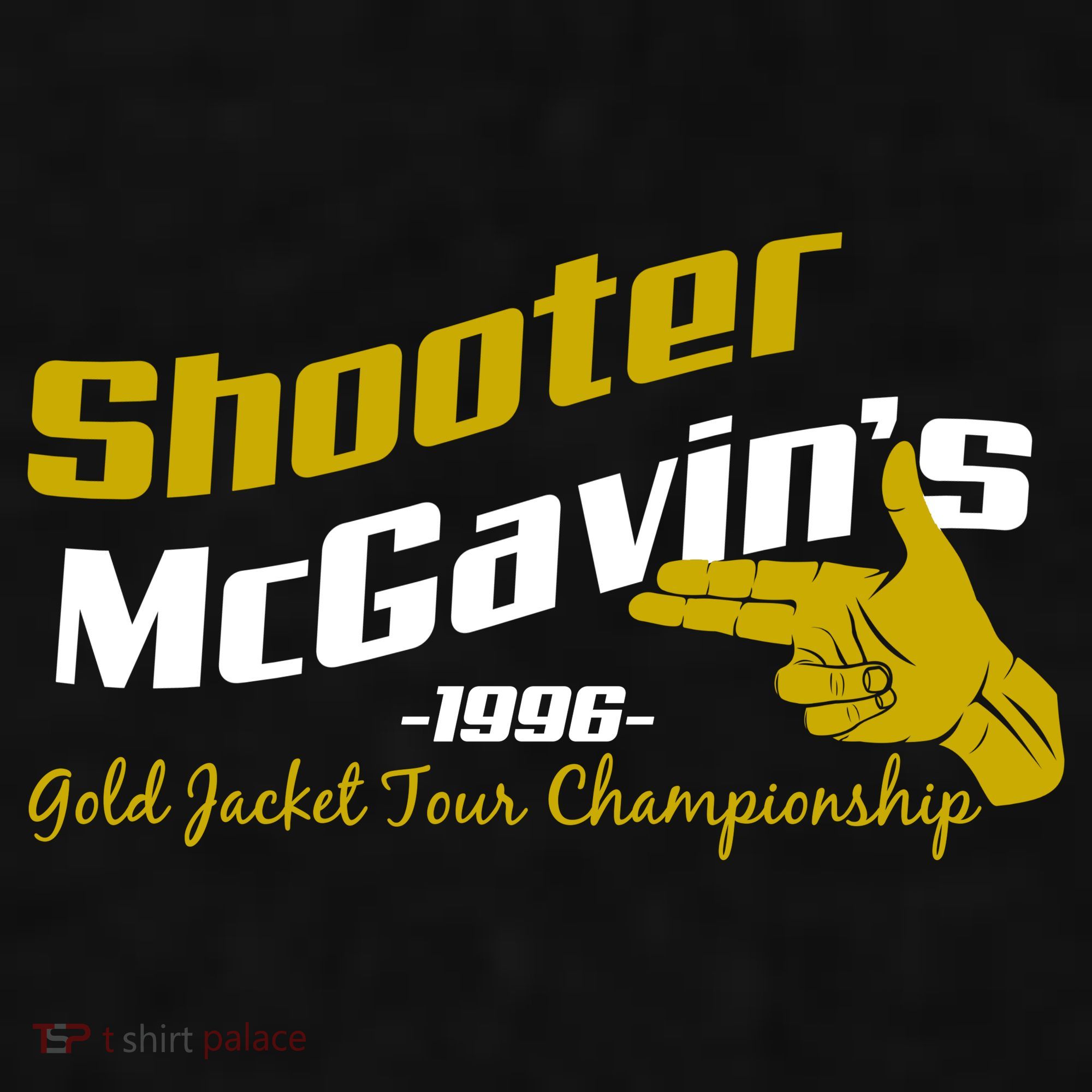 Shooter McGavin's Golden Jacket Tour Championship Ladies PosiCharge Tri-Blend Wicking Tank