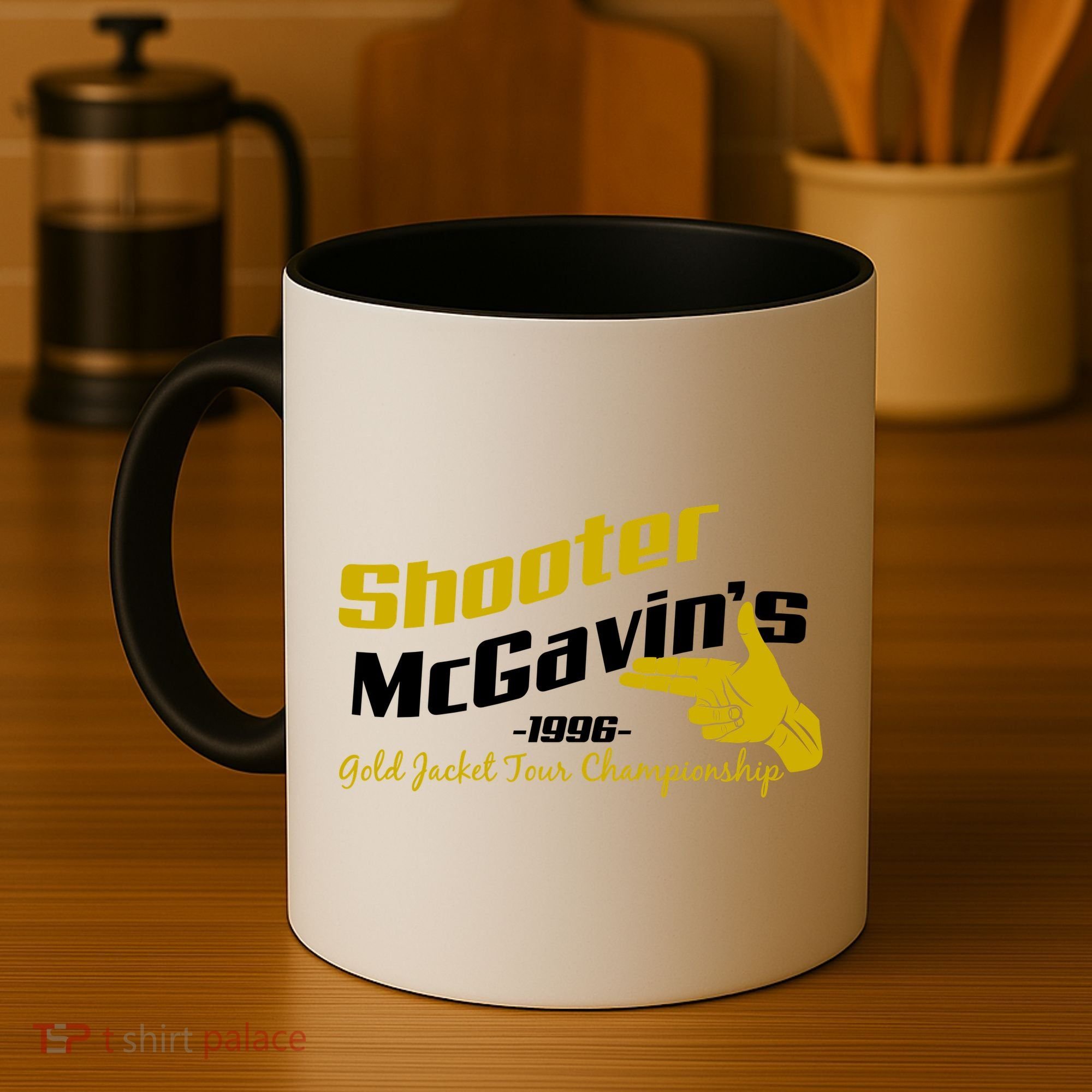 Shooter McGavin's Golden Jacket Tour Championship Coffee Mug