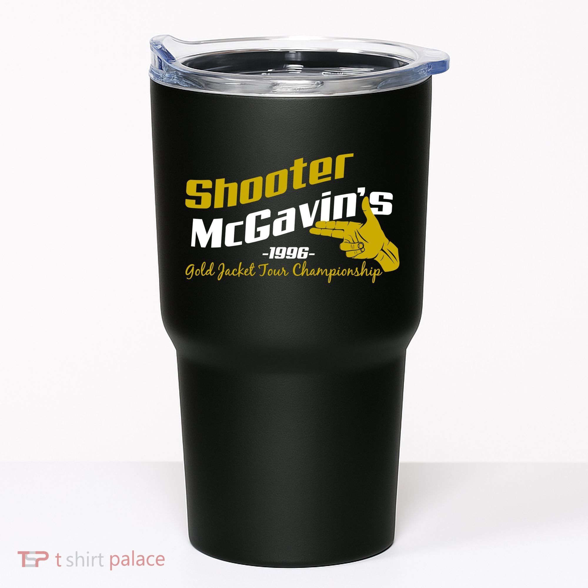 Shooter McGavin's Golden Jacket Tour Championship Tumbler