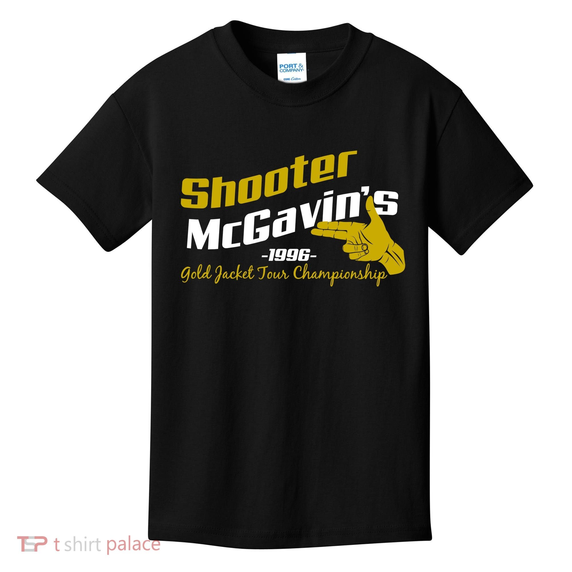 Shooter McGavin's Golden Jacket Tour Championship Kids T-Shirt