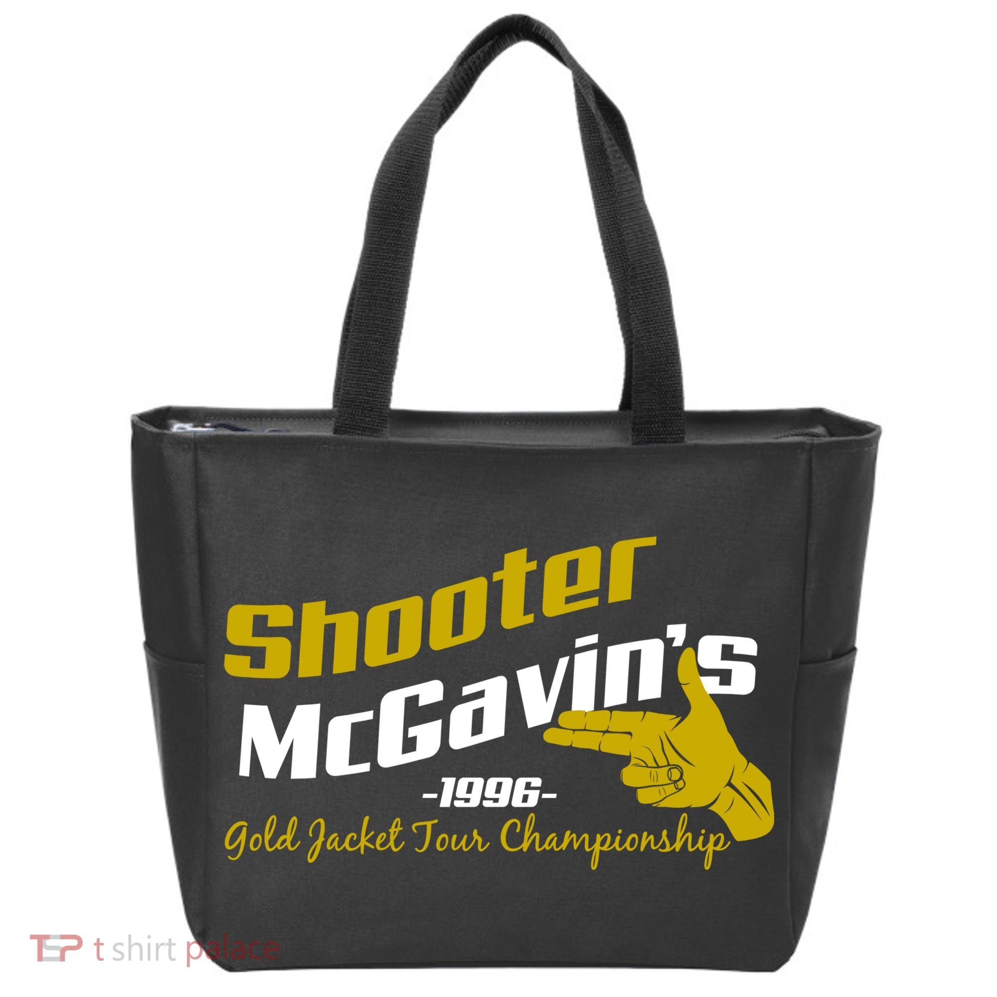 Shooter McGavin's Golden Jacket Tour Championship Tote Bag