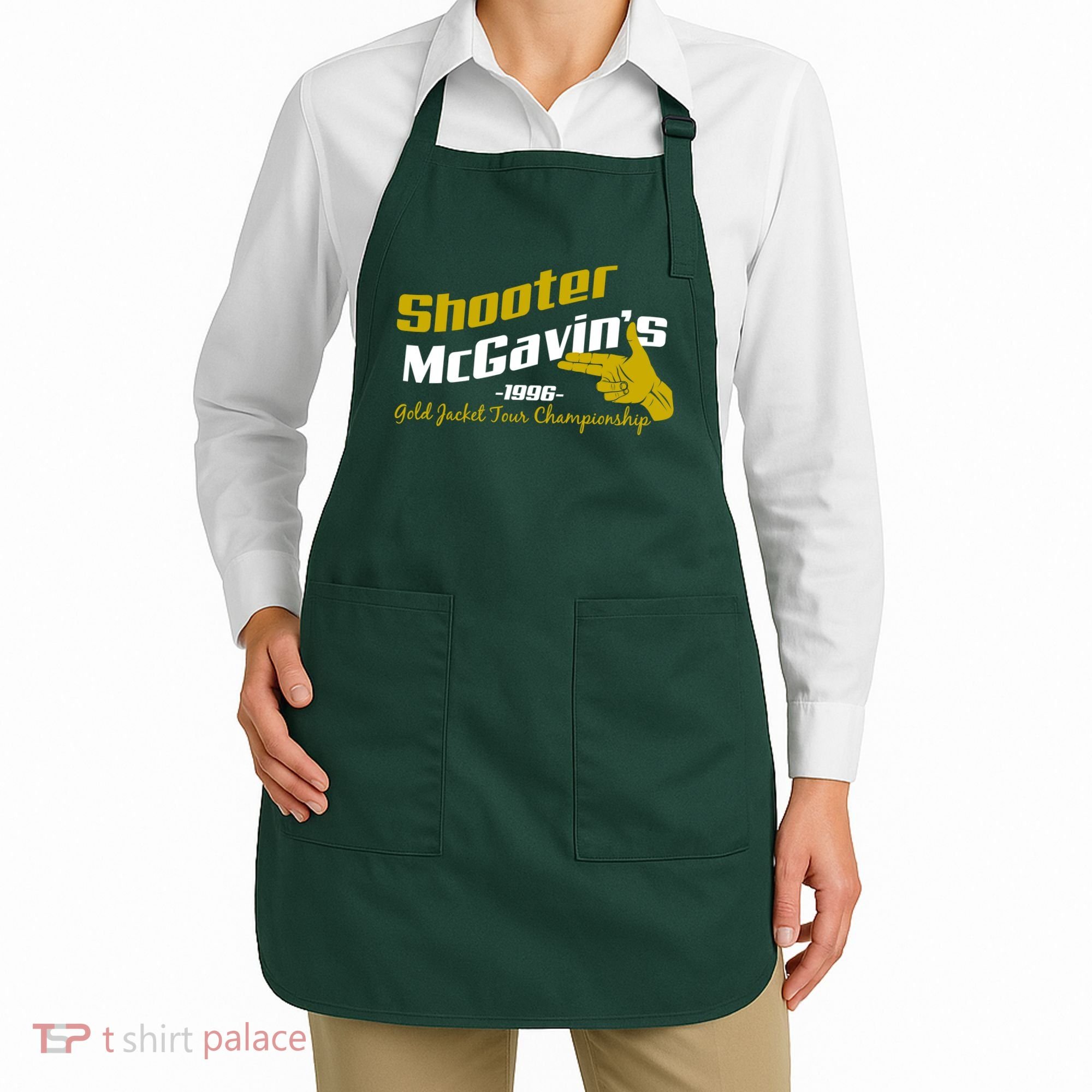 Shooter McGavin's Golden Jacket Tour Championship Apron